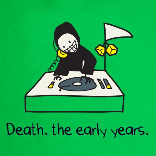 DJ on Men's Kiwi Green Tee