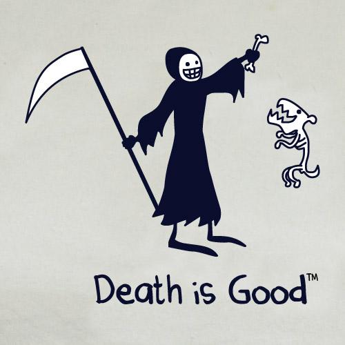 Death & Rip Ladies Silver Tee