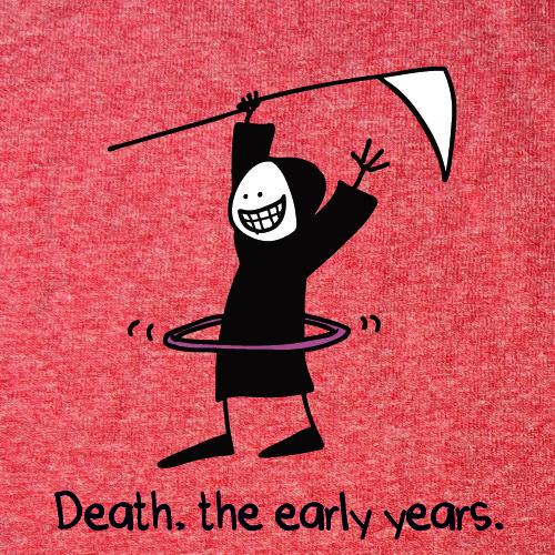 Hula on Men's Heather Cardinal Tee