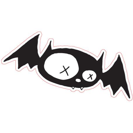 Dead Bat Die-Cut Multi-Sticker