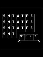 Calendar WTF? tees and ladies' tees