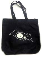 Dead Bat Recycled Zipper Tote Bag