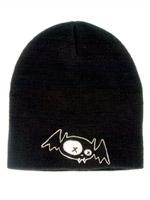 Dead Bat Black Knit Beanie Cap