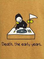 DJ on Men's Heather Cinnamon Tee