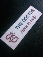The Doctor name tag