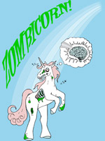 Zombicorn! Mens & Ladies tees
